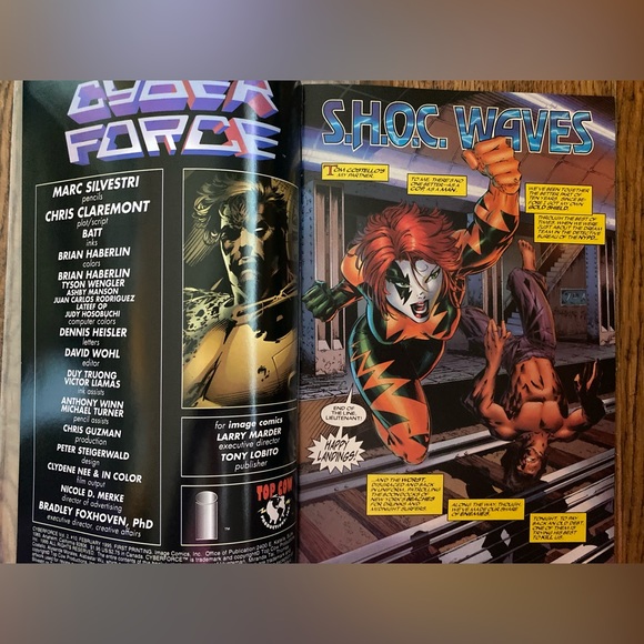 ⚡️Vintage 1995 Cyber Force Comic Book - Picture 3 of 4